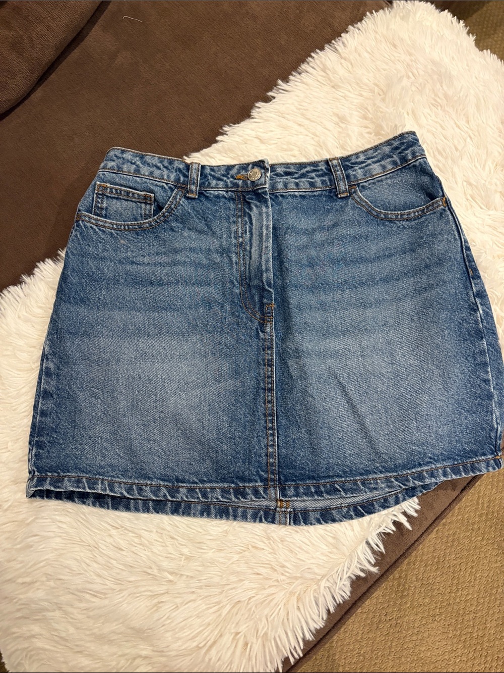 Primark denim mini skirt